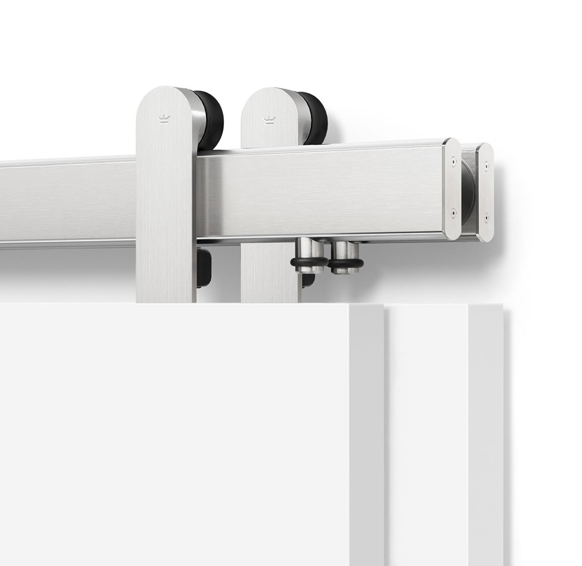 Krownlab modern barn door hardware