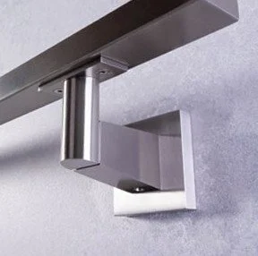 MWE Handrail bracket concept D Satin stainless steel