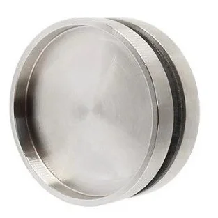 Close-up of a metallic ATM or safe lock dial.