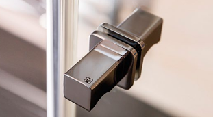 MWE SA.3315.25 stainless steel knob for sliding doors, cabinets or doors