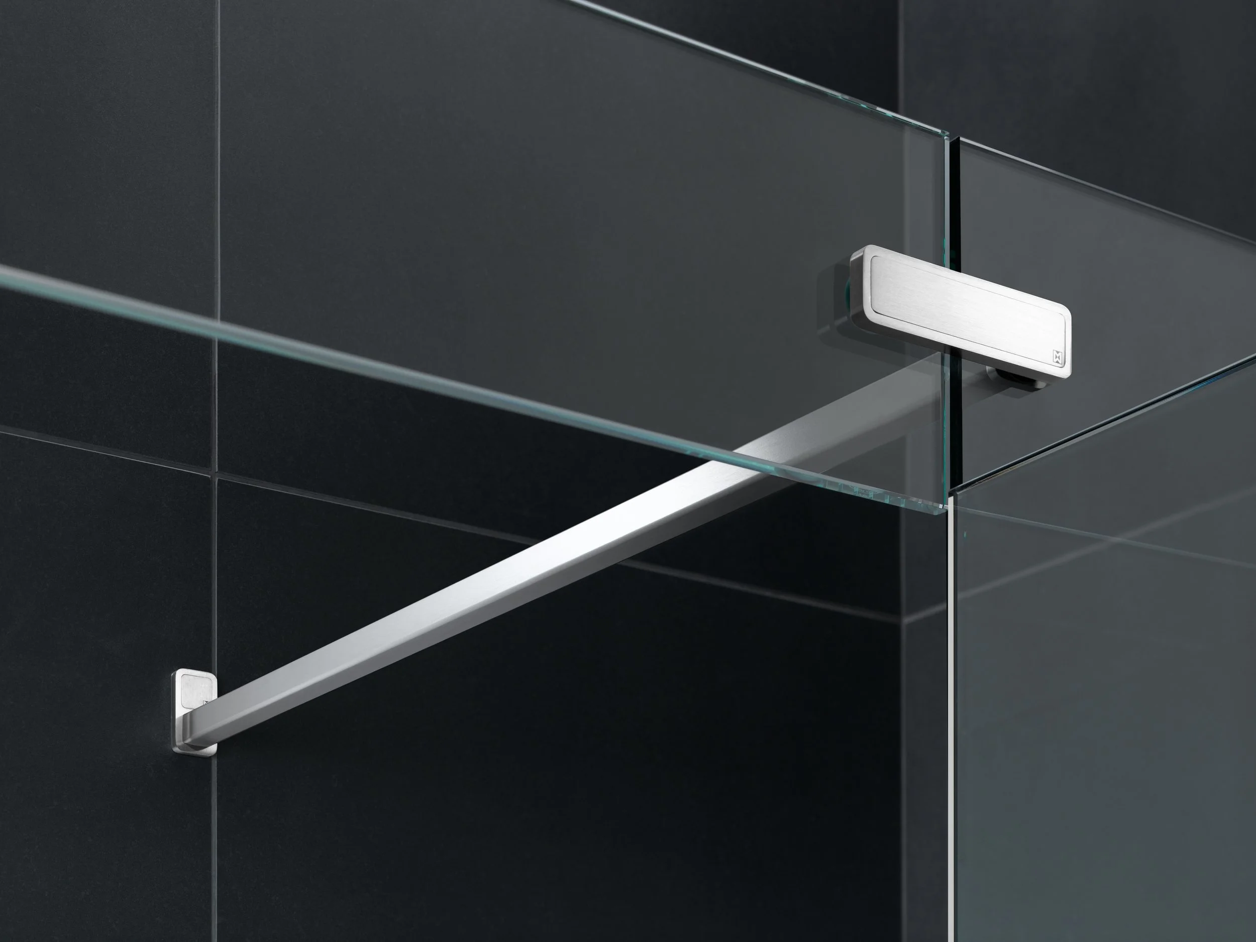 MWE Miami model sliding shower hardware