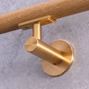 MWE Handrail bracket concept G 24k gold sanded