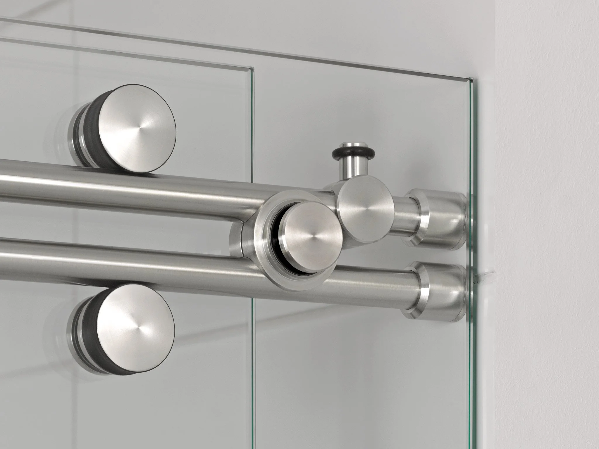 MWE shower door hardware installation Miami system