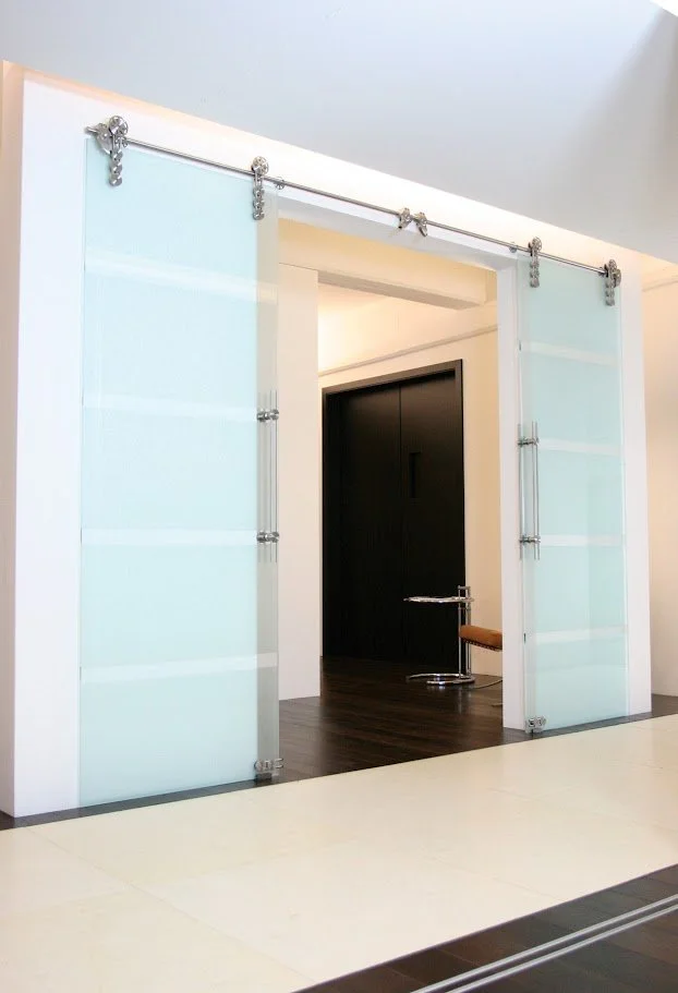 MWE barn door hardware installation