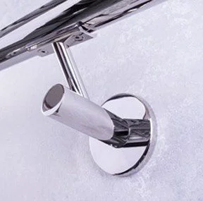 MWE Handrail bracket concept E polished stainless steel