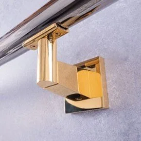 MWE Handrail bracket concept D 24k gold polished