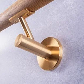 MWE Handrail bracket concept E 24k gold sanded
