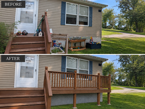 Deck carpentry project by LongCrafters