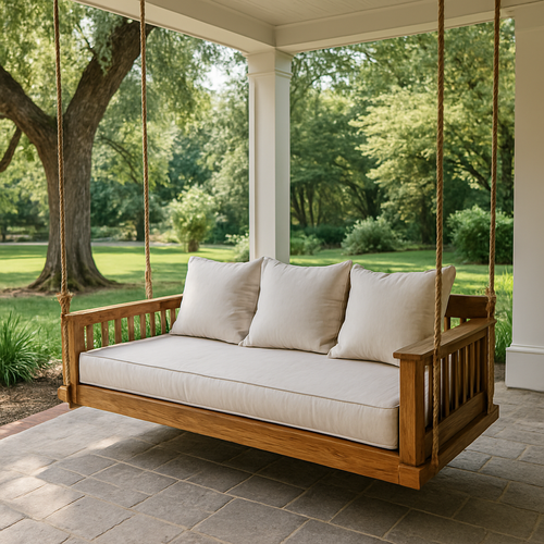 Swinging Outdoor Bed