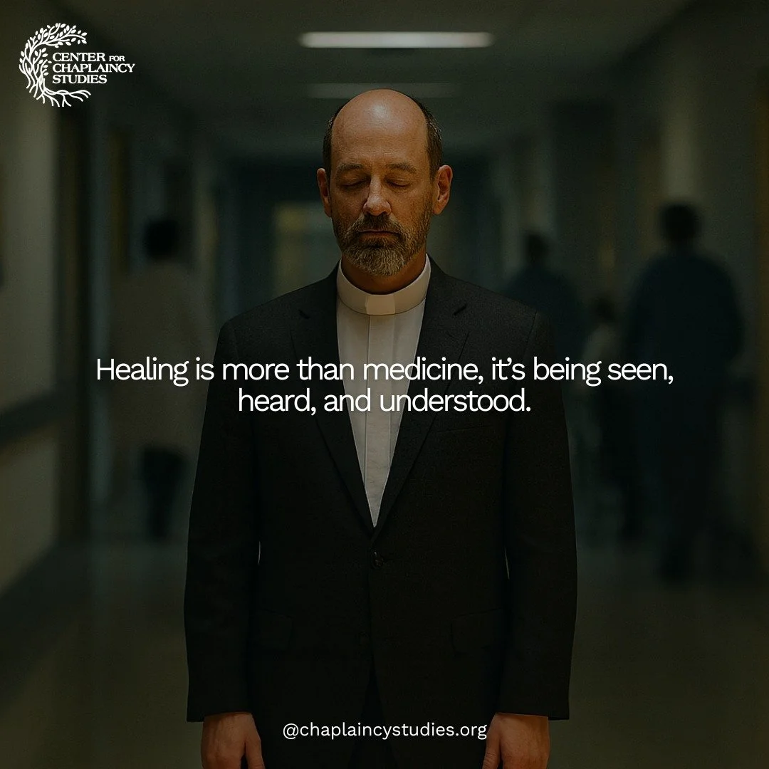 Chaplains carry the invisible labor of emotional and spiritual care&mdash;listening, holding space, and translating fear into hope. These moments are often invisible, yet they shift the trajectory of recovery in profound ways.

At CCS, we prepare cha