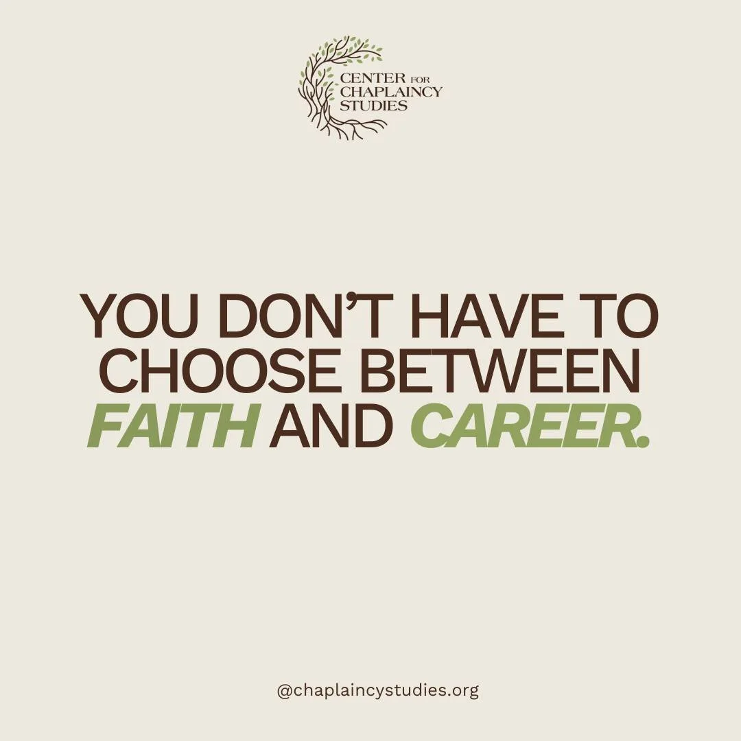 A chaplain&rsquo;s work doesn&rsquo;t live behind a steeple anymore. It lives in hospitals, schools, courtrooms, and boardrooms &mdash; anywhere people need care.

If you&rsquo;ve ever wondered how to blend purpose and profession, CCS shows you how.
