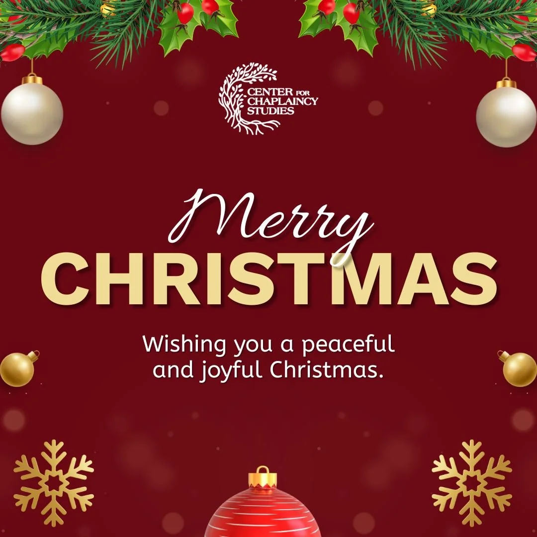 Wishing you a peaceful Christmas filled with warmth, good company, and the little moments that make the season feel special. May your home feel cozy and your heart feel light. 

Merry Christmas 🎄✨

chaplaincystudies.org