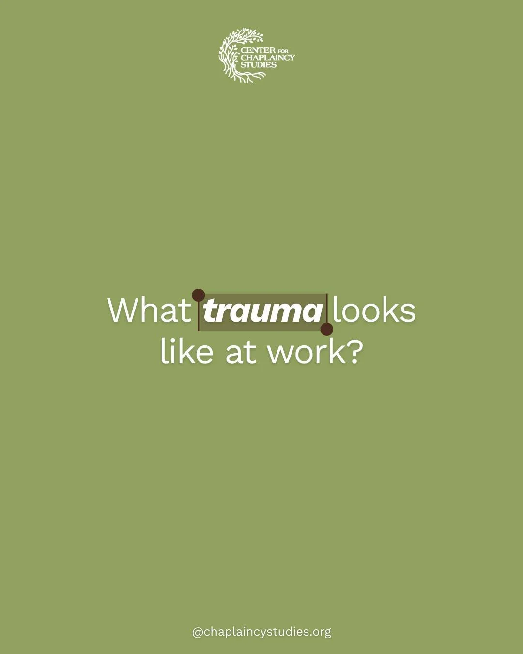 Trauma at work doesn&rsquo;t always look dramatic.

Sometimes it shows up as exhaustion, withdrawal, conflict, or feeling misunderstood. Stress can quietly affect how people connect, communicate, and trust each other.

But support changes outcomes.

