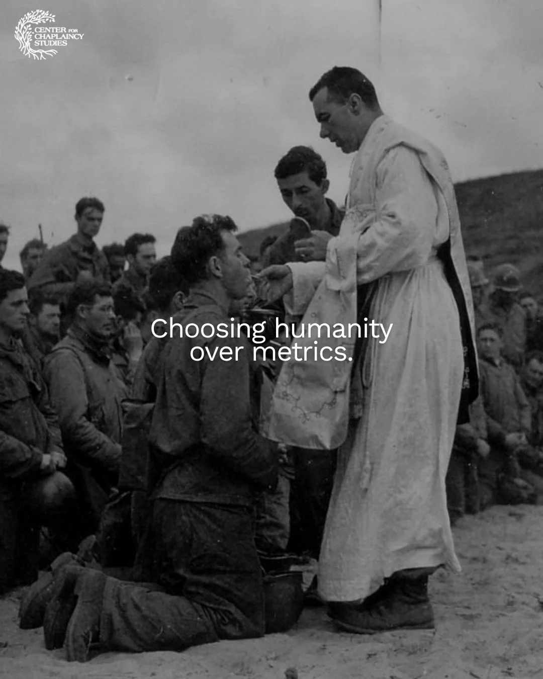 Choosing humanity over metrics.

In many systems, what gets measured starts to matter most.
Output. Efficiency. Performance.

But people aren&rsquo;t metrics.
And not everything that matters can be tracked or optimized.

Chaplains step into the space