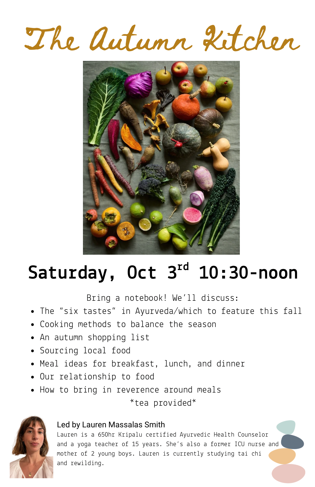 The Autumn Kitchen with Lauren Massalas
