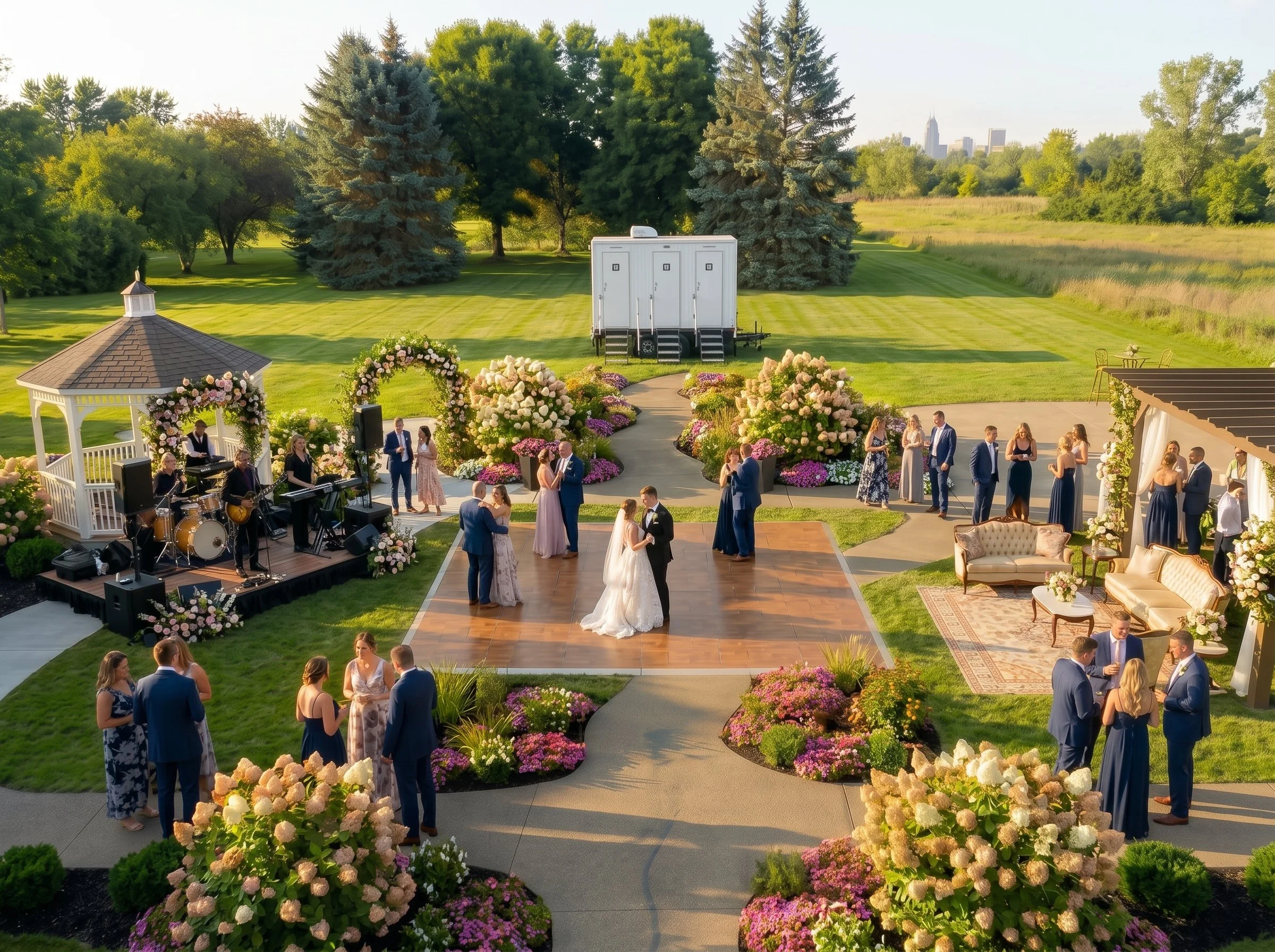 Wedding restroom rentals - Buffalo