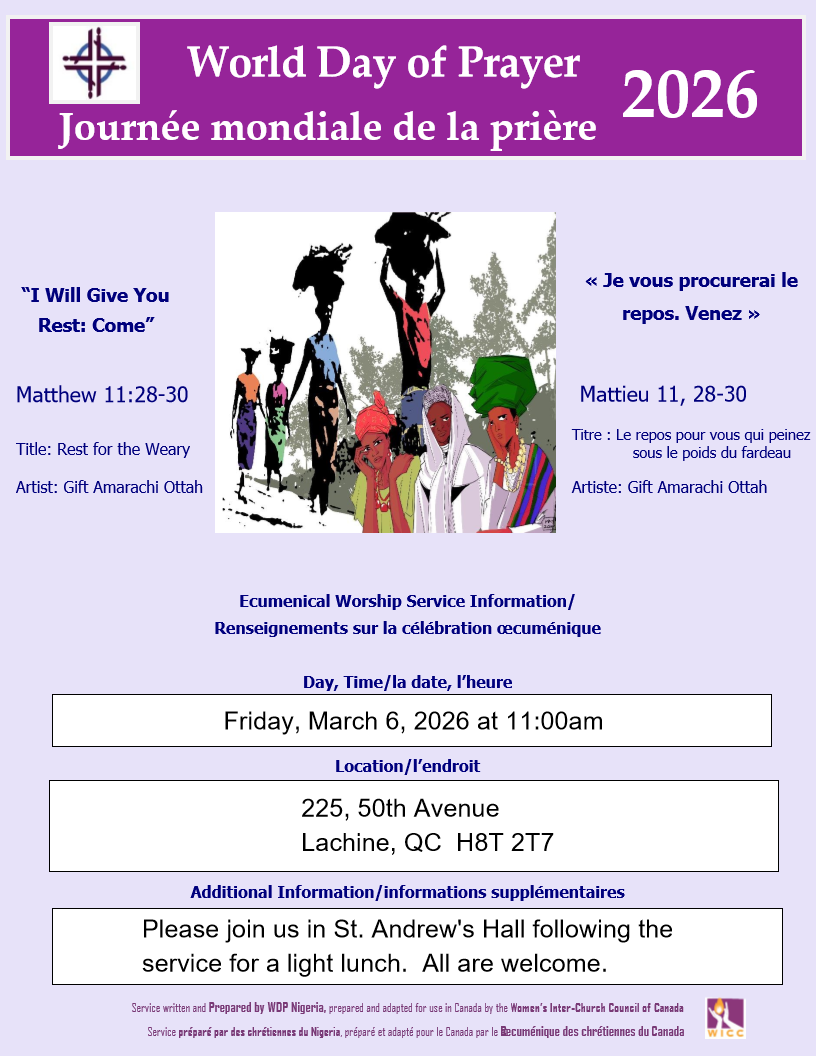 World Day of Prayer - 2026 host country, Nigeria