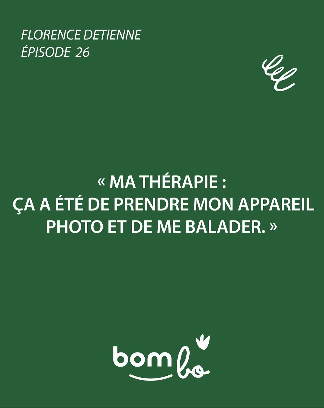 - Florence D&eacute;tienne - 

Dans cet &eacute;pisode de Bombo, j&rsquo;ai invit&eacute; Florence Detienne aka Bril &agrave; mon micro. Ensemble, on a parl&eacute; de sa carri&egrave;re en tant qu&rsquo;architecte &agrave; laquelle il manquait l&rsq