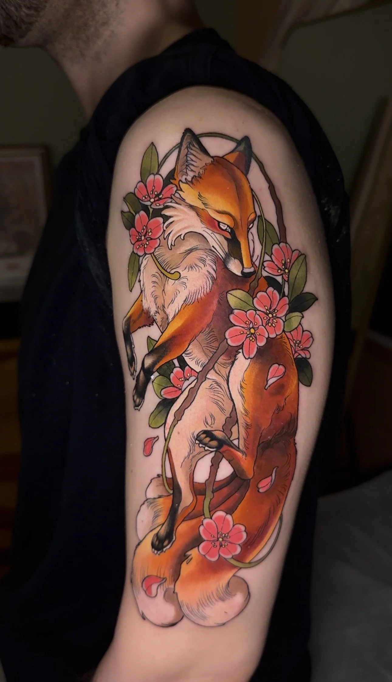Kitsune tattoo in Brooklyn 