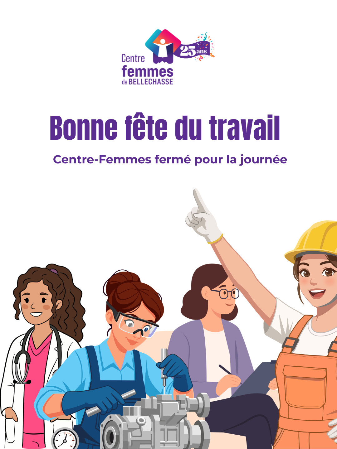 Fermeture : Fête du travail