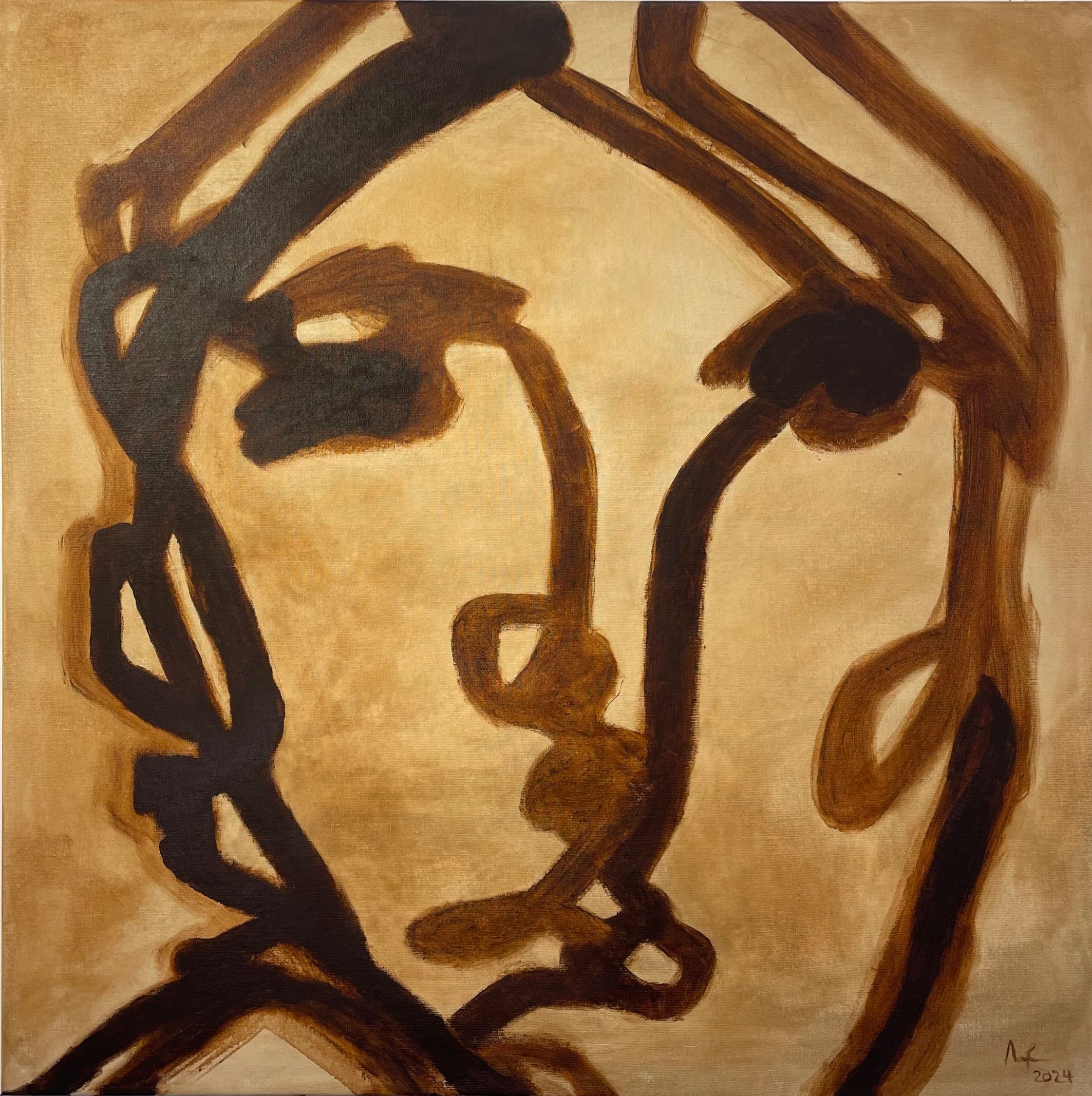 Intertwined acrylic on canvas