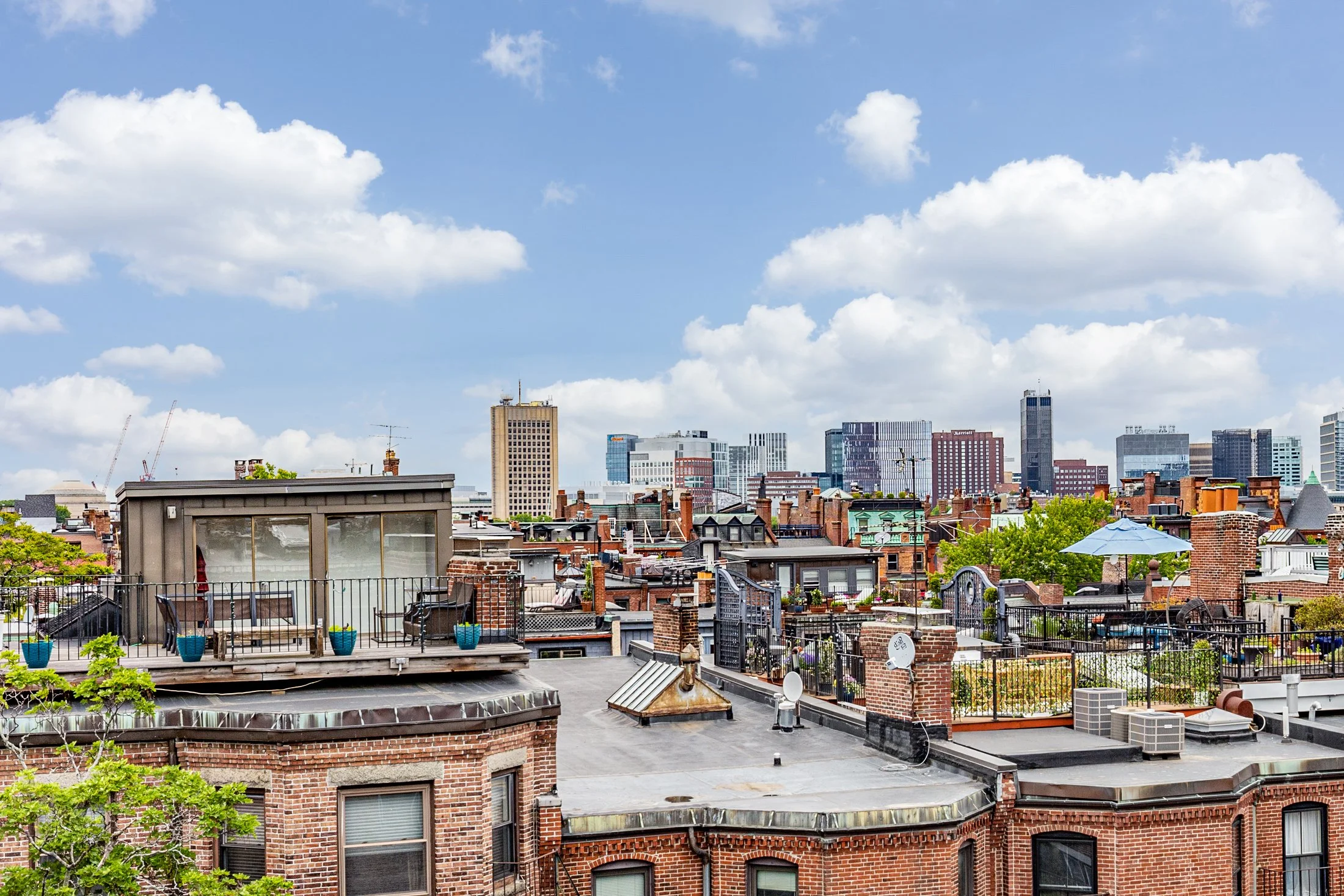Boston Skyline, Interior Designer, Rooftop View