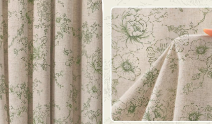 Floral Shower Curtain.

Bring softness and timeless charm to your bathroom with this vintage-inspired floral shower curtain. Its sage green and neutral tones add warmth and character while creating a relaxed, spa-like atmosphere.
