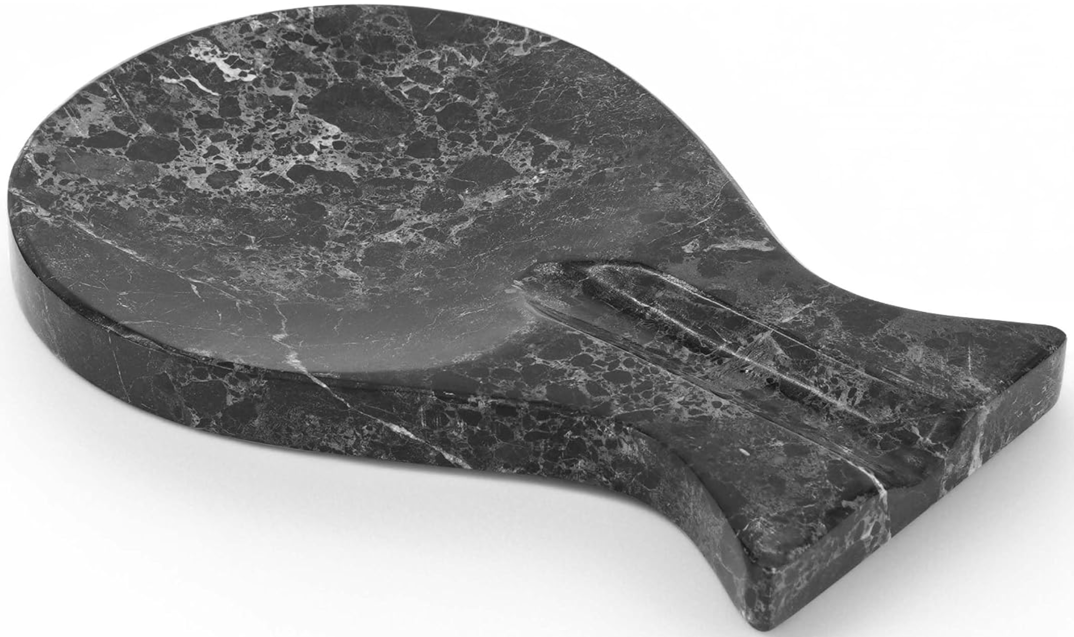 Marble Spoon Rest.

A timeless marble spoon rest that keeps your countertops clean while adding a touch of natural elegance to your kitchen. Both practical and beautiful, it's a staple you'll reach for every time you cook.