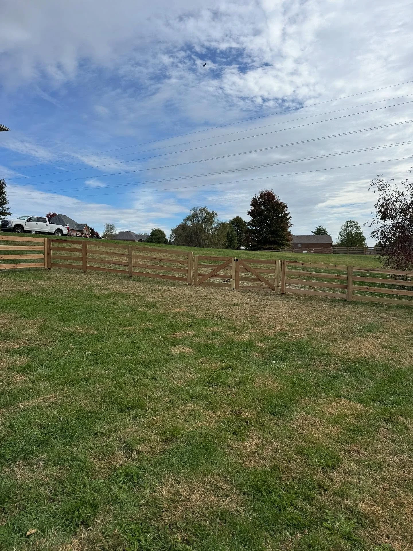 Richmond finished for Max and his family. #4board #oak #farmfence #fencing #cjhfencing