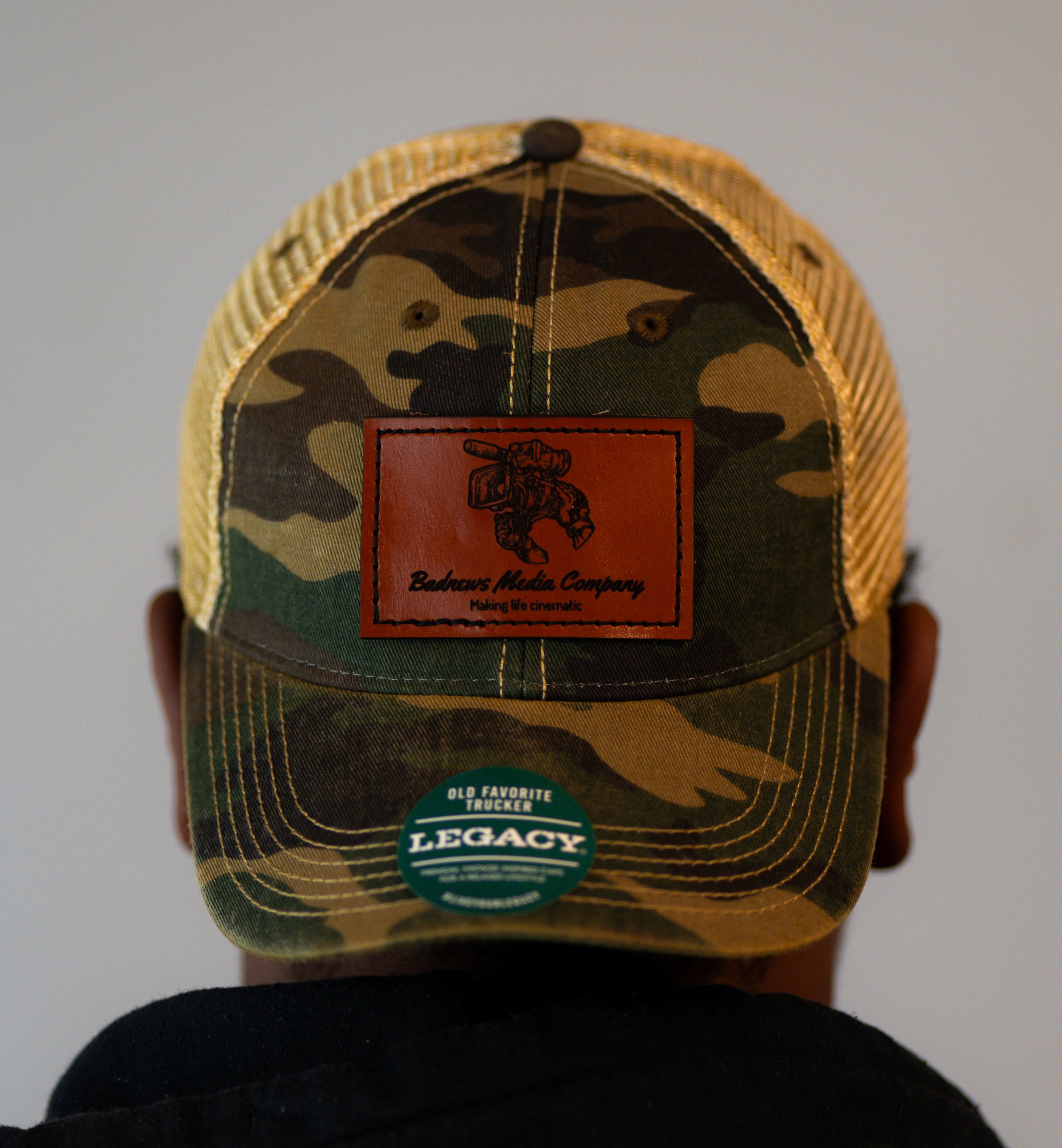 Badnews Media Camo trucker hat