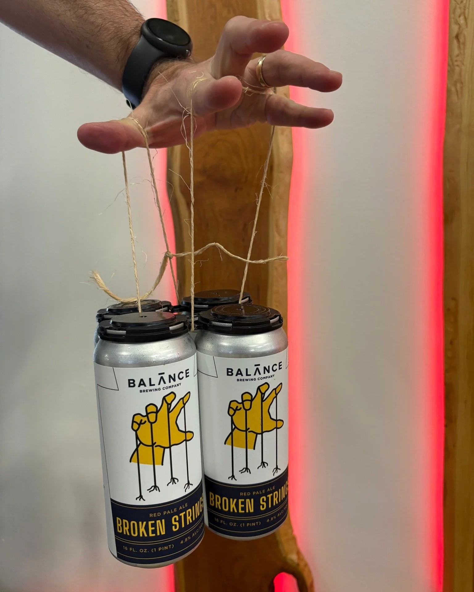 Rainy fall days call for good beer and better vibes 🍂 

Grab a Broken Strings Red Pale Ale and cozy up. The perfect balance of malty and hoppy, that reminds you of an old school IPA from 20 years ago. Today only get a 4-pack and 16oz draft for $22!
