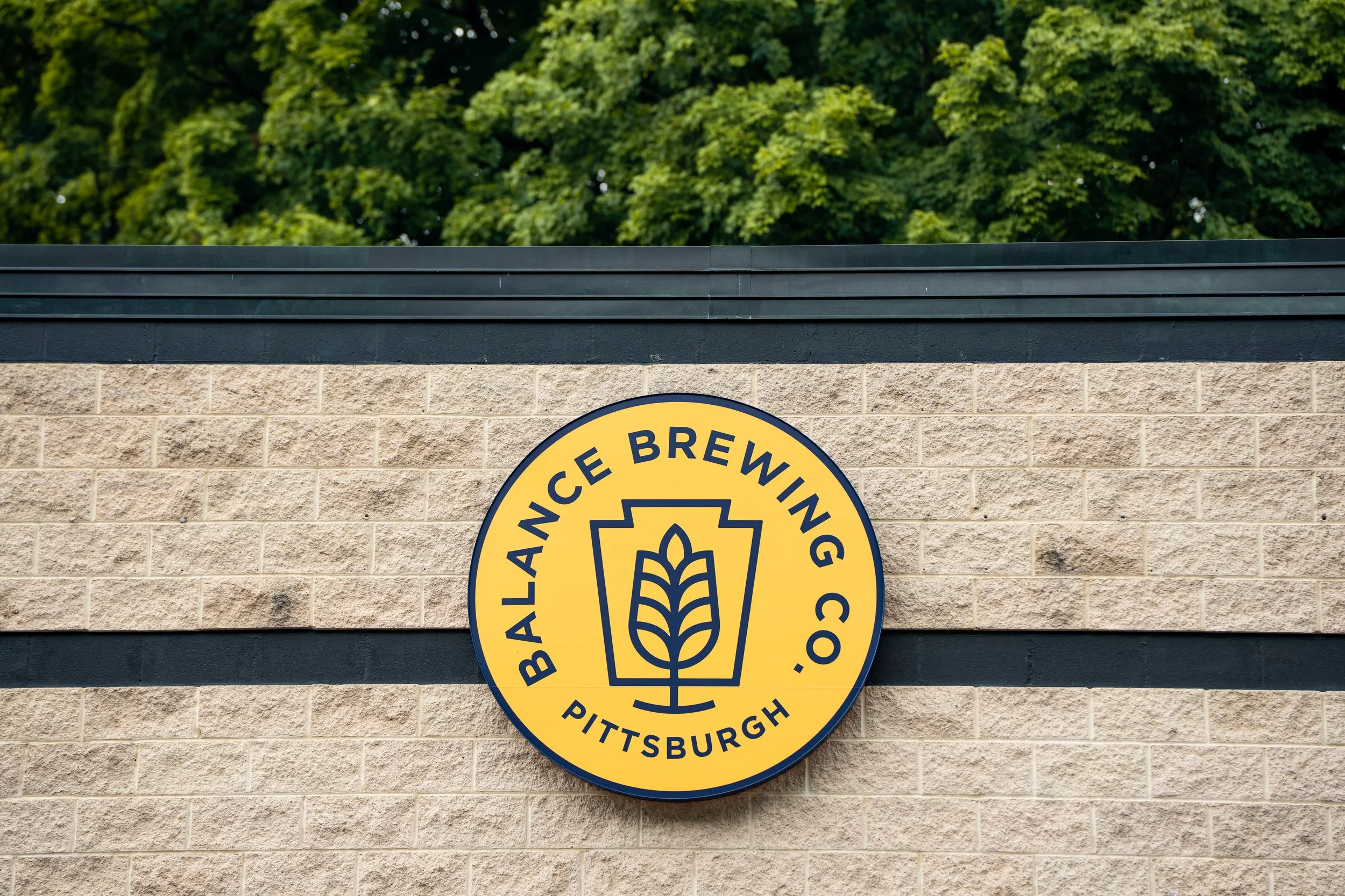 Outdoor Sign on Building.