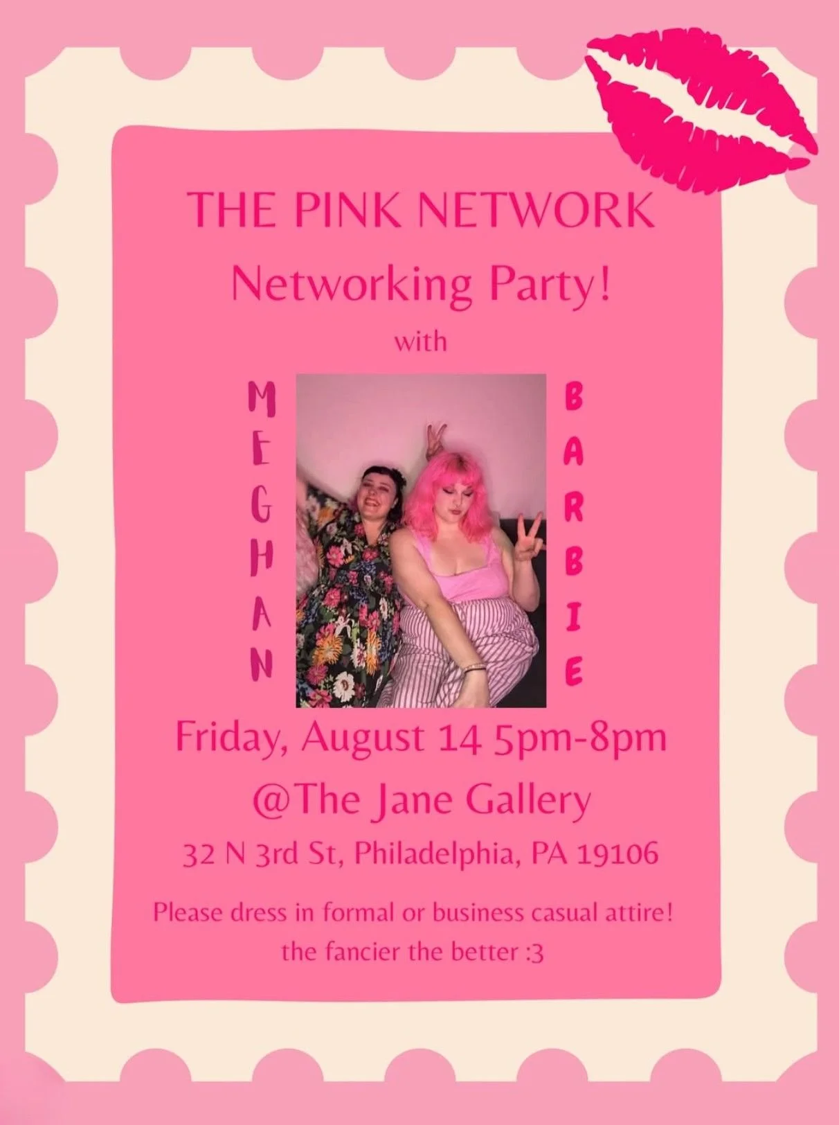 The Pink Network Networking Party with Meghan Barbie 