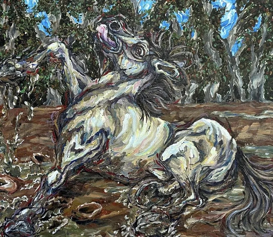 Shane Daly 
Mired, 2026
20 x 24 in
Acrylic on Canvas Board
$600
