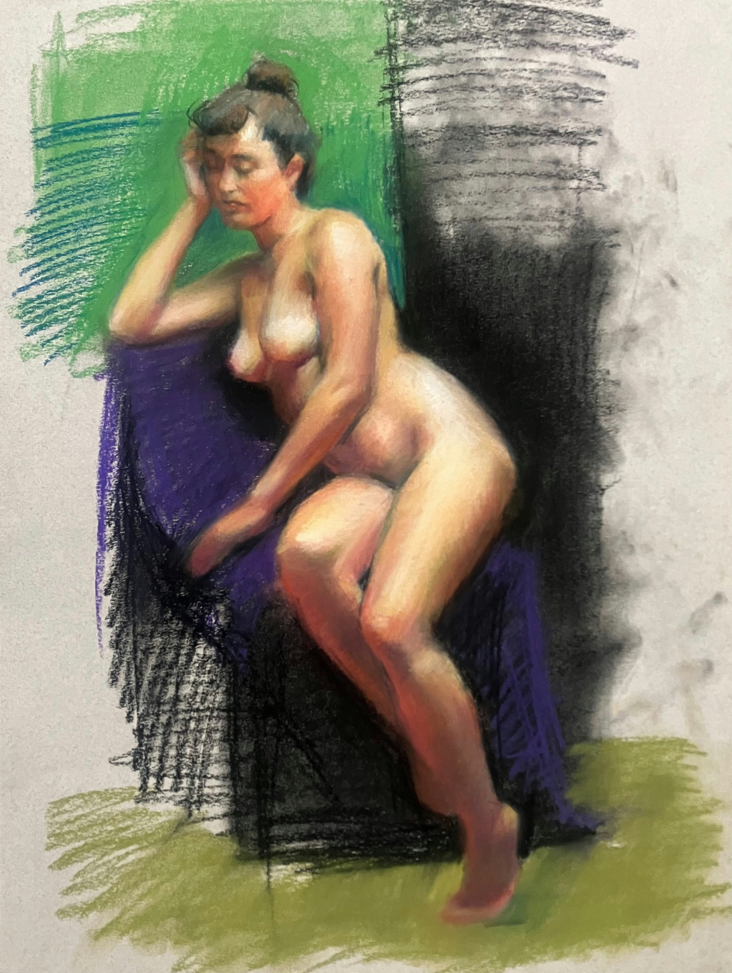 Melissa Halbrook
Bern 2025
16 x 12 in
Pastel on paper
SOLD