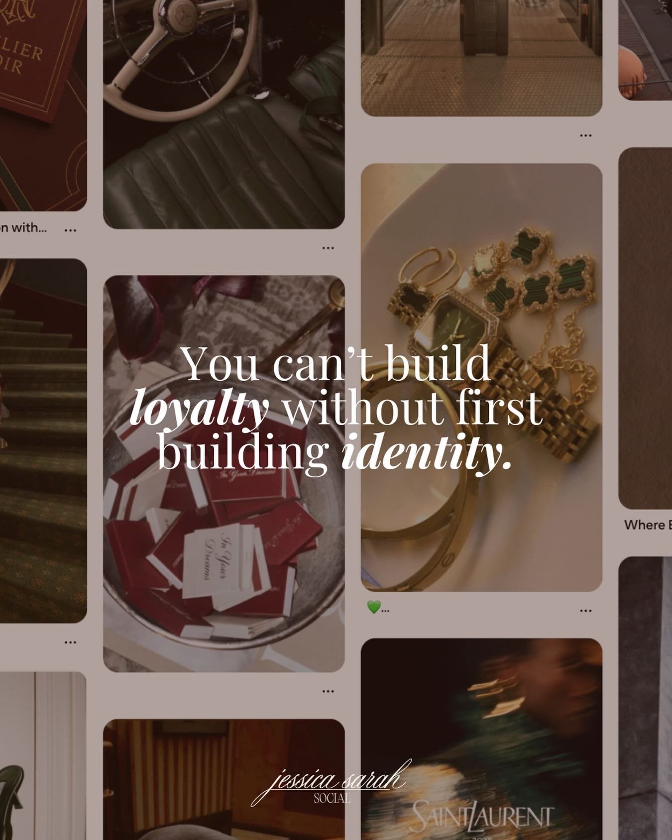 You can&rsquo;t build loyalty without first building identity🪞✨

Before people trust your brand, they need to understand it. Who you are, what you stand for, and why you do what you do all matter. Strong brands start with clarity, and loyalty follow