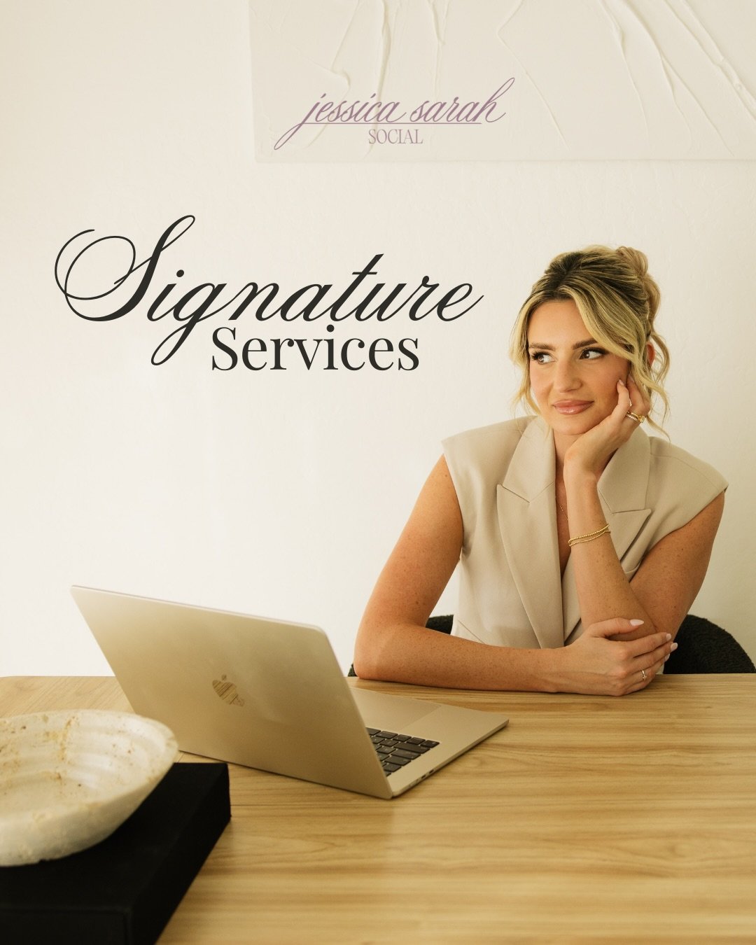 These are the core services I offer through Jessica Sarah Social🤍

From social media management and branding to strategy and fractional CMO support, everything I do is focused on helping your brand grow with clarity and intention.

Some clients come