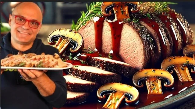 ARROSTO alla CREMA DI FUNGHI