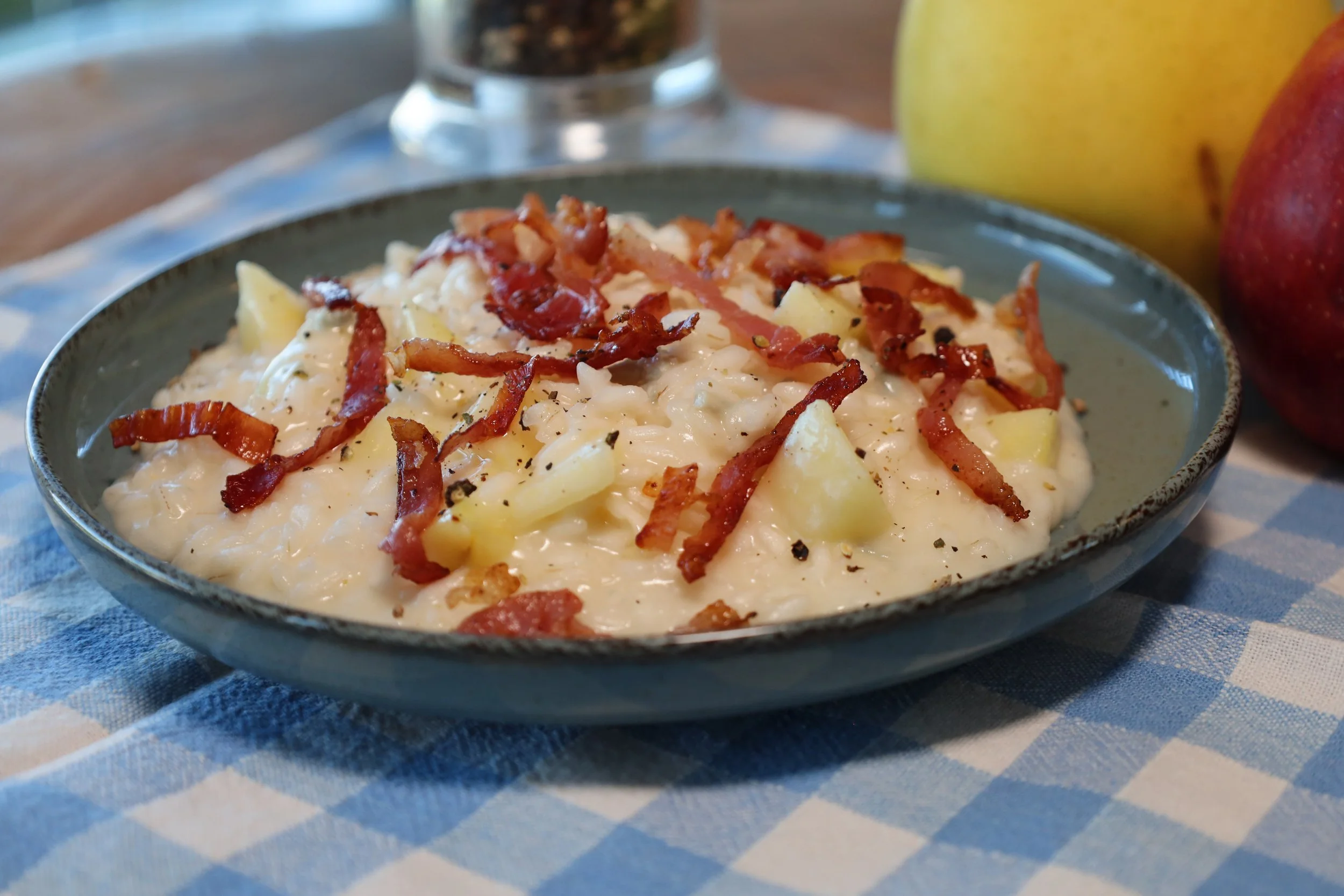 RISOTTO MELE E GORGONZOLA