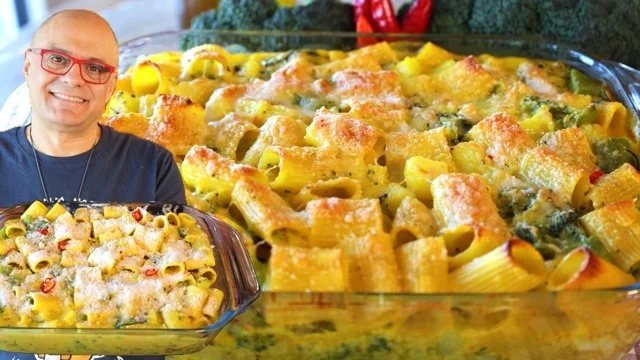 PASTA al FORNO BROCCOLI e ZAFFERANO