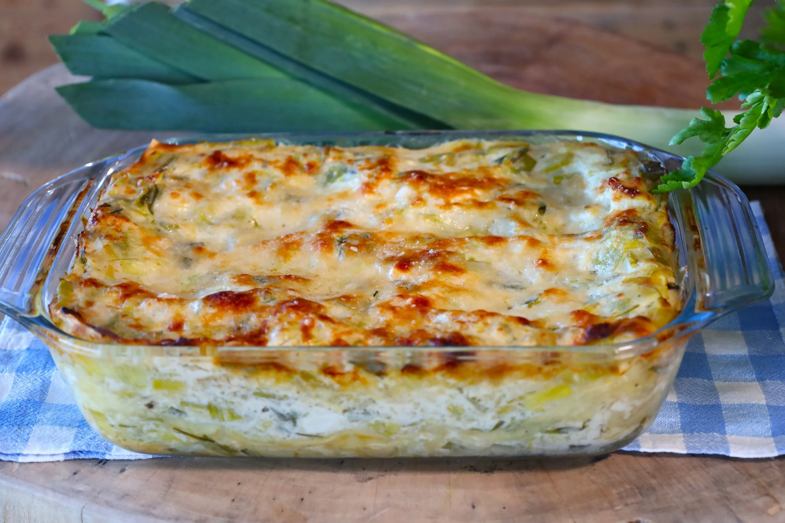 LASAGNE DI PORRI E RICOTTA