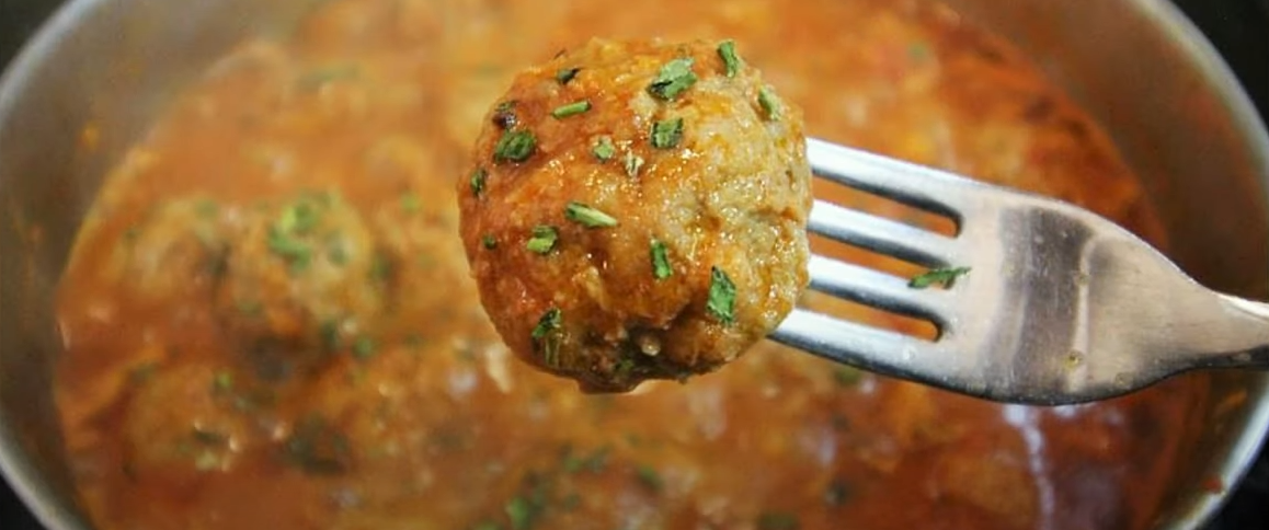 POLPETTE DI CARNE AL SUGO