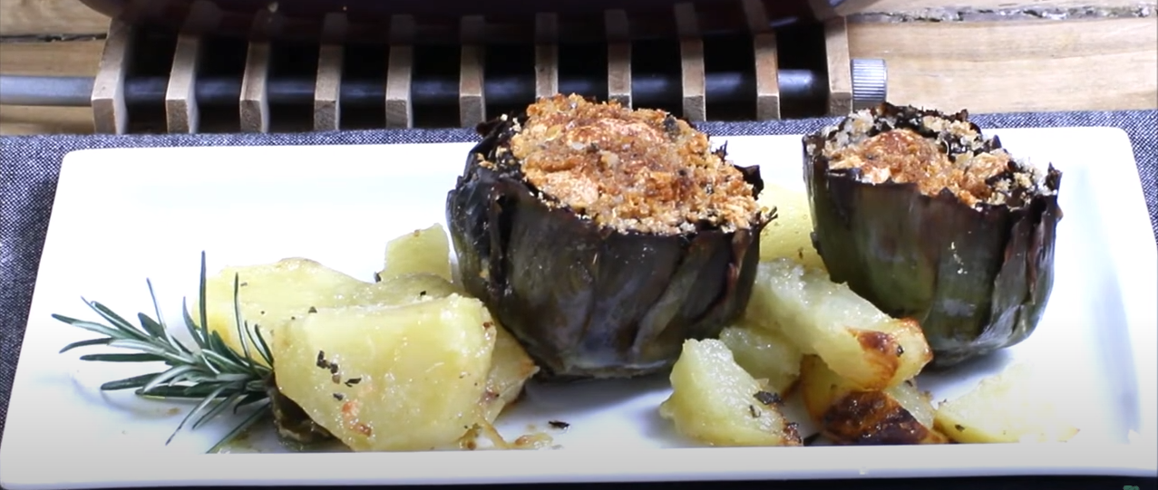 CARCIOFI RIPIENI GRATINATI