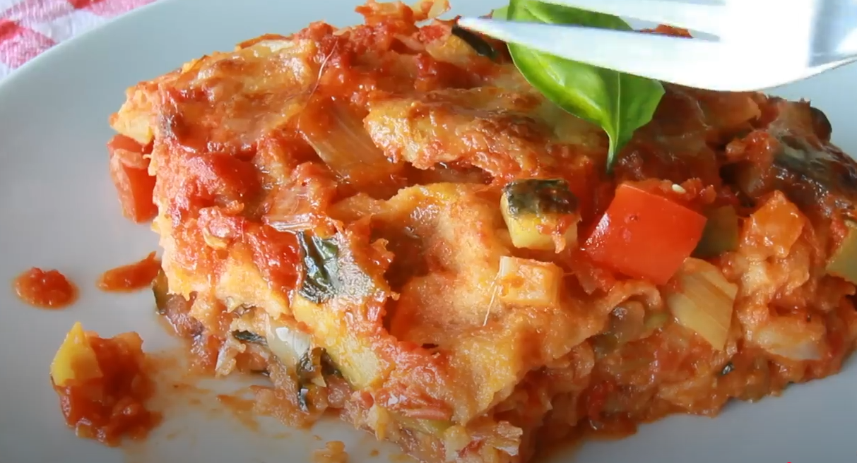 LASAGNA PANE CARASAU E VERDURE