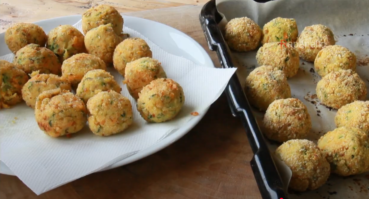 POLPETTE DI RICOTTA E VERDURE