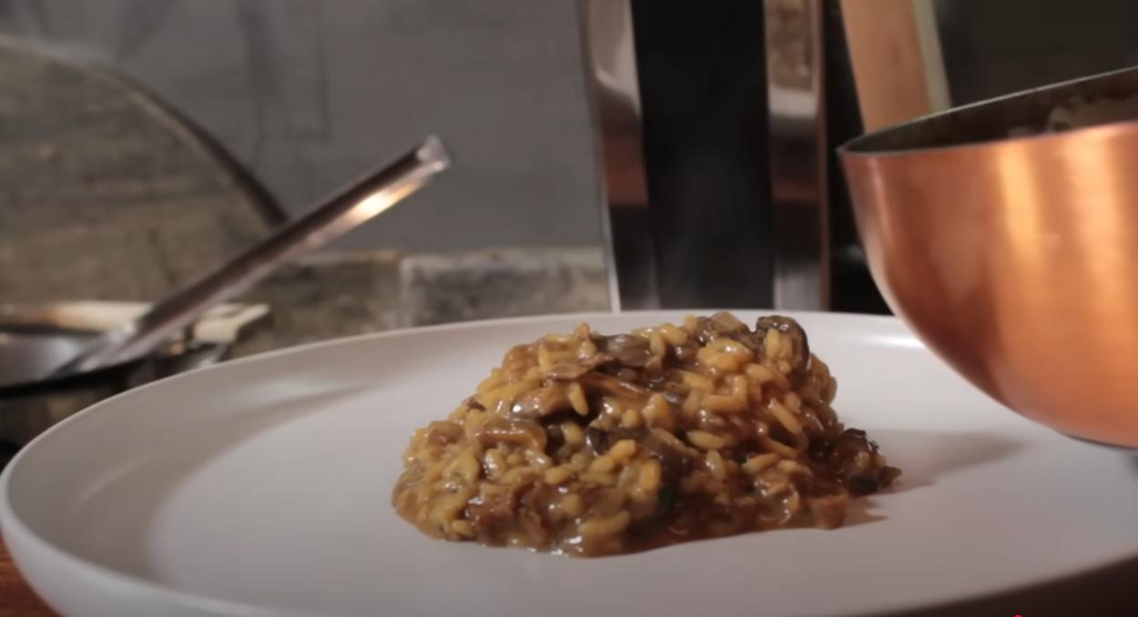Risotto con i Funghi Secchi porcini