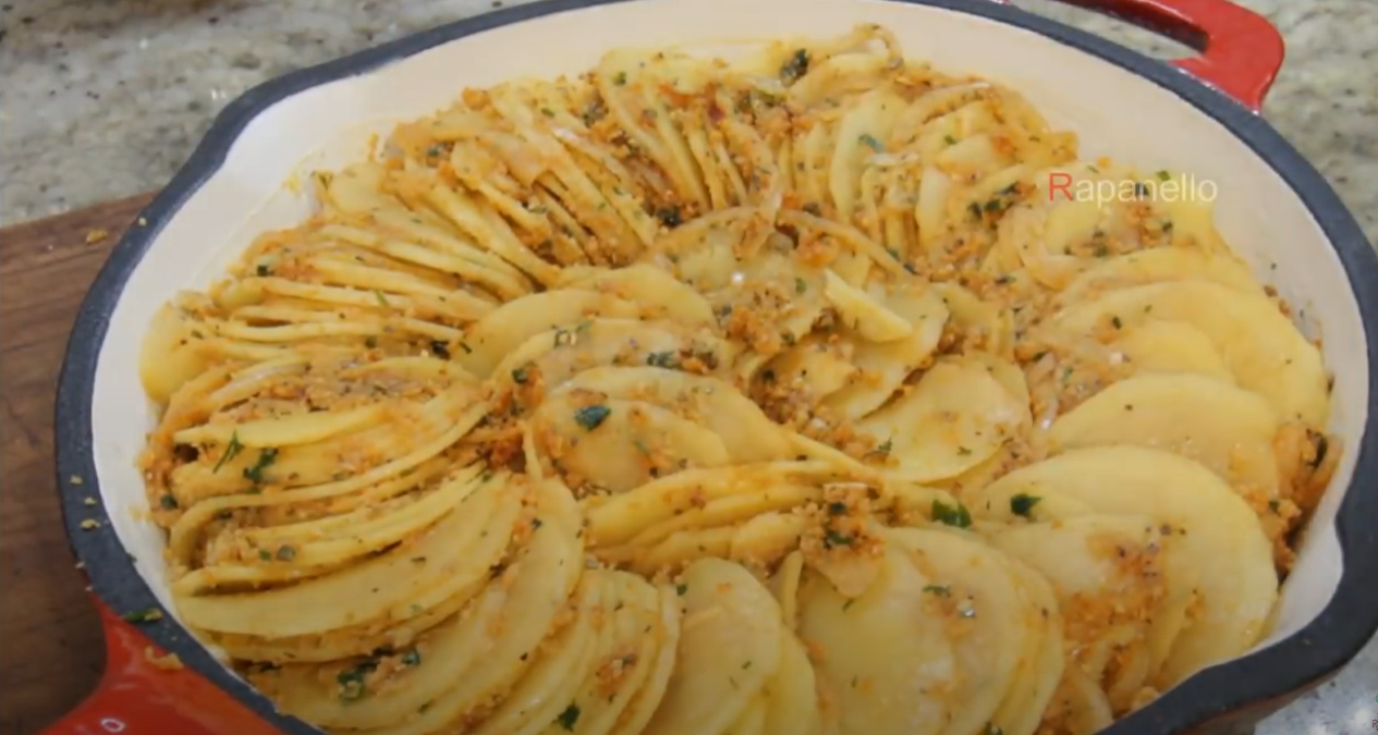 TORTA DI PATATE CROCCANTI SOTTILI