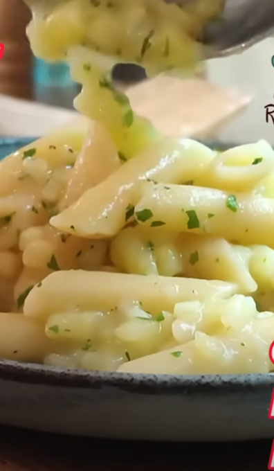 PENNE LISCE con le PATATE solo 2 Ingredienti