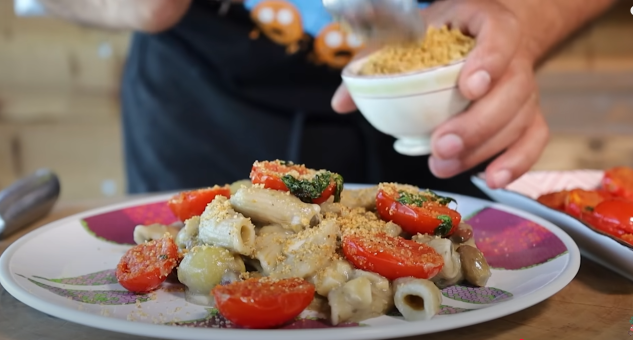 PASTA MELANZANE e SCAMORZA IN BIANCO