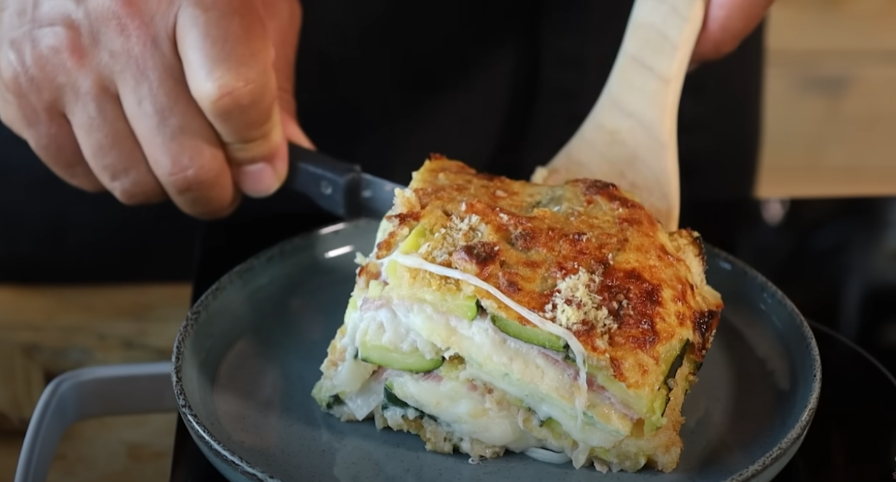 PARMIGIANA di ZUCCHINE BIANCA